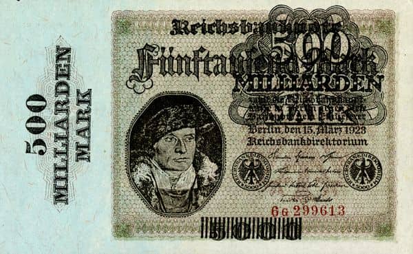 500000000000 Mark Reichsbanknote