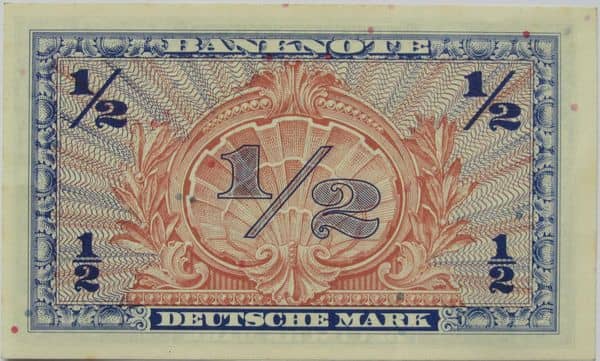 ½ Deutsche Mark