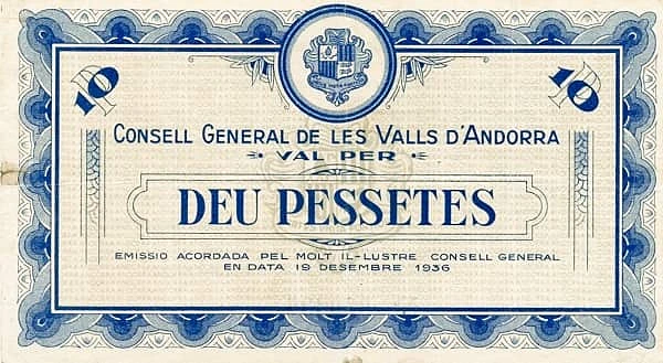 10 Pessetes