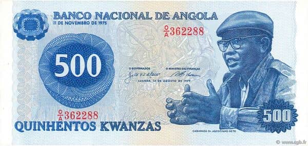 500 Kwanzas (Date of Independence)