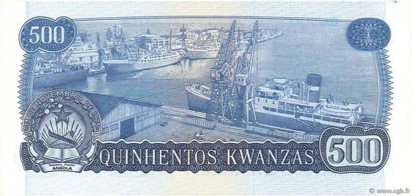 500 Kwanzas (Date of Independence)