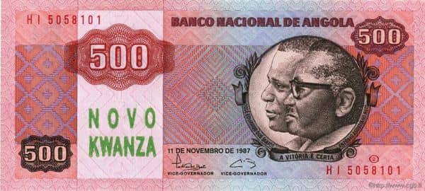 500 Novo Kwanzas