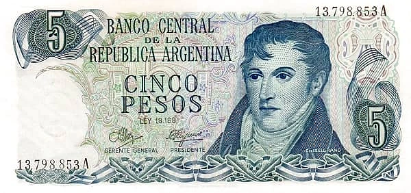5 pesos