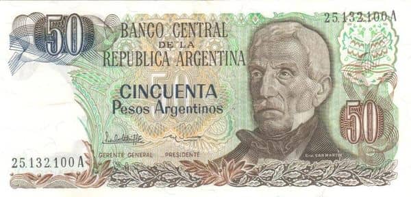 50 Pesos argentinos