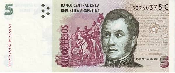 5 pesos