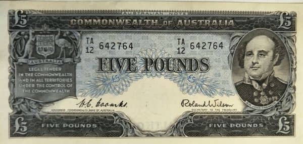 5 Pounds Commonwealth Bank