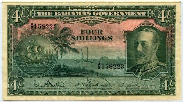 4 Shillings George V