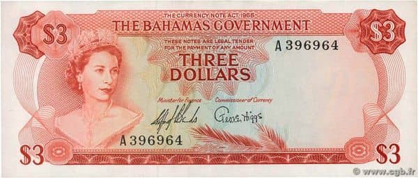 3 Dollars Elizabeth II