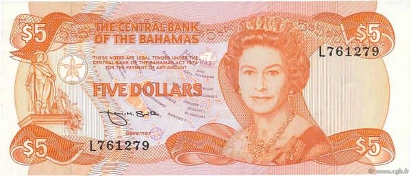 5 Dollars Elizabeth II