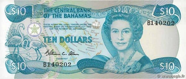 10 Dollars Elizabeth II