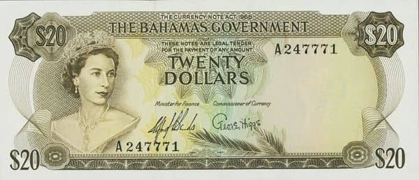 20 Dollars Elizabeth II