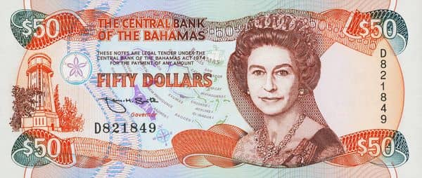 50 Dollars Elizabeth II