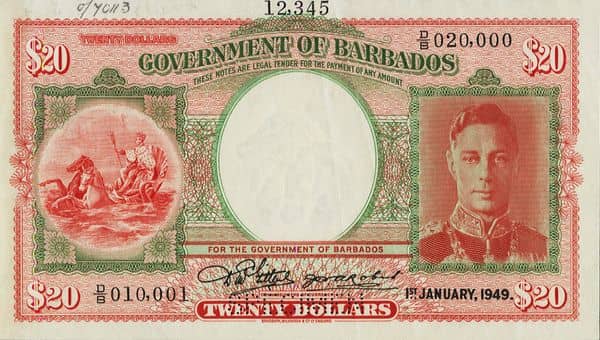 20 Dollars George VI