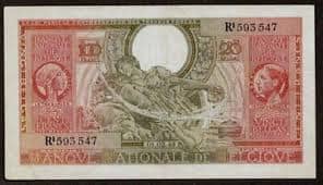 100 Francs - 20 Belgas