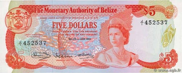 5 Dollars Elizabeth II