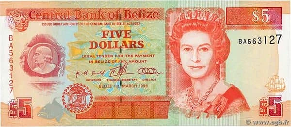 5 Dollars Elizabeth II