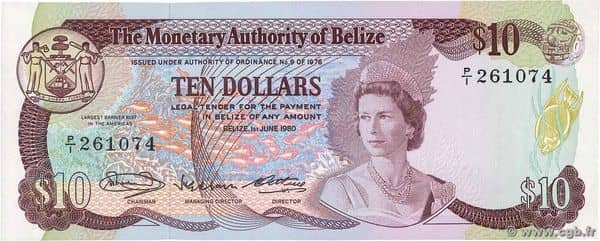 10 Dollars Elizabeth II