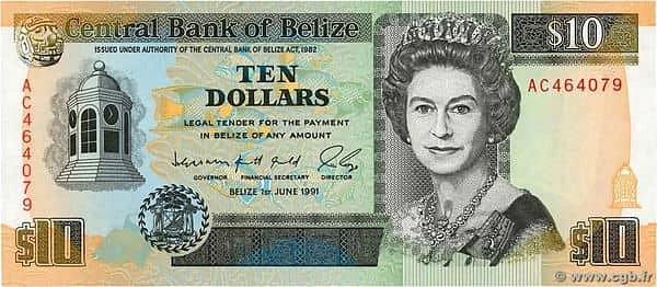 10 Dollars Elizabeth II