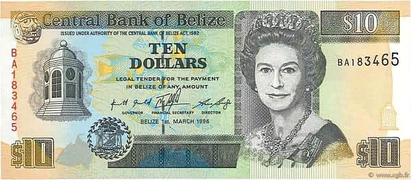 10 Dollars Elizabeth II