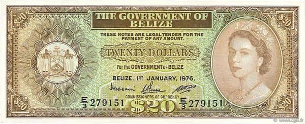 20 Dollars Elizabeth II