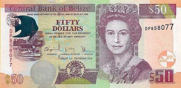 50 Dollars Elizabeth II