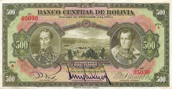 500 Bolivianos