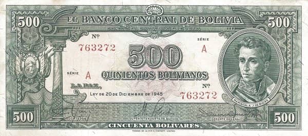 500 Bolivianos