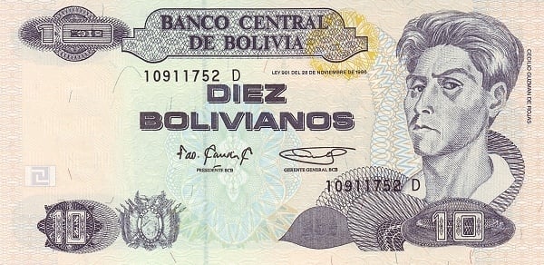 10 bolivianos