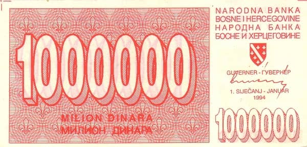 1000000 Dinara