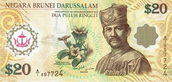 20 Ringgit 40 Years of Currency Interchangeability