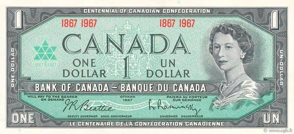 1 Dollar Centennial of Confederation