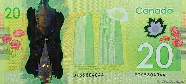 20 Dollars