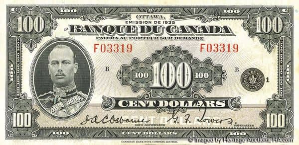 100 Dollars French