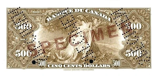 500 Dollars French