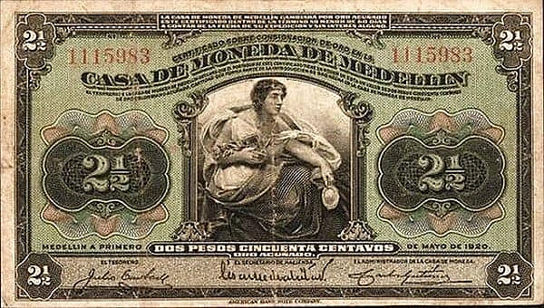 2½ Pesos Overprint