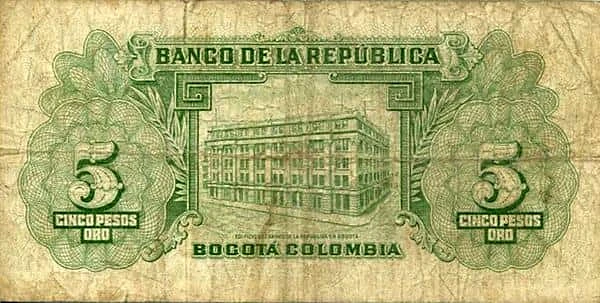 5 Pesos Oro