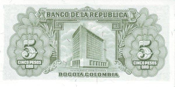 5 Pesos Oro