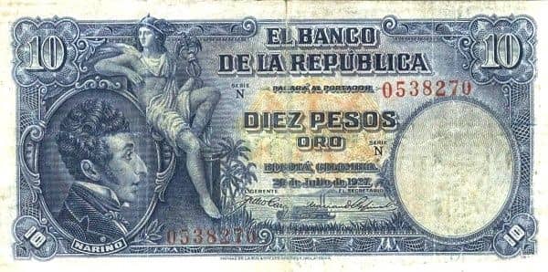 10 Pesos Oro