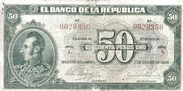 50 Pesos Oro