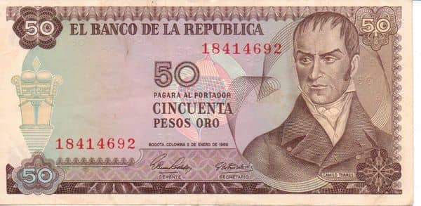 50 Pesos Oro