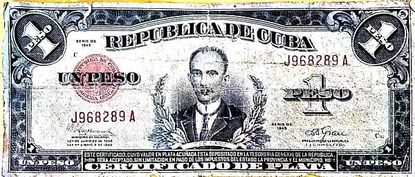 1 Peso (Certificado de plata)