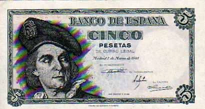5 Pesetas