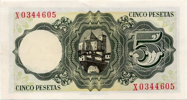 5 Pesetas (Jaime Balmes)