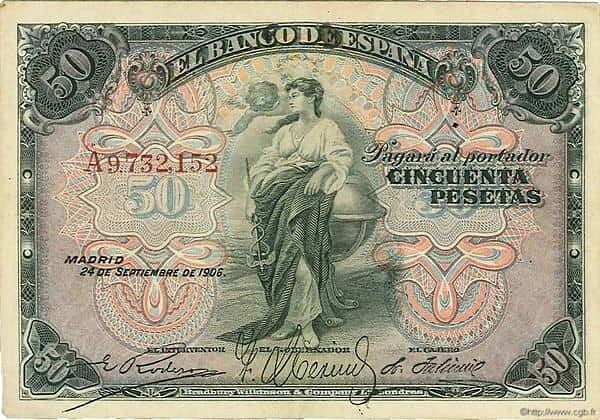 50 Pesetas