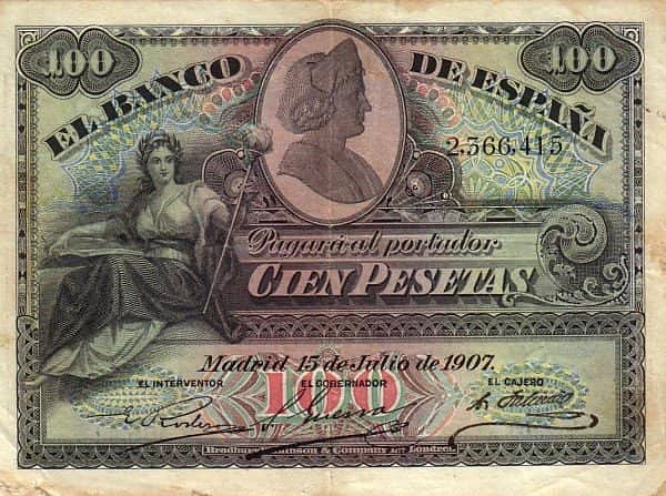 100 Pesetas