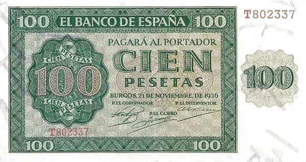 100 Pesetas