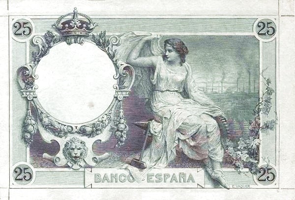 25 pesetas