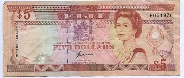 5 Dollars Elizabeth II