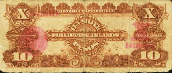 10 Pesos Silver certificate