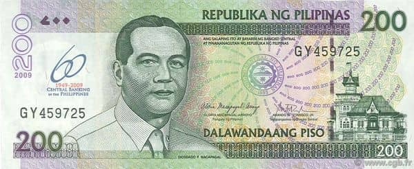 200 Piso 60th Anniversary Bangko Sentral